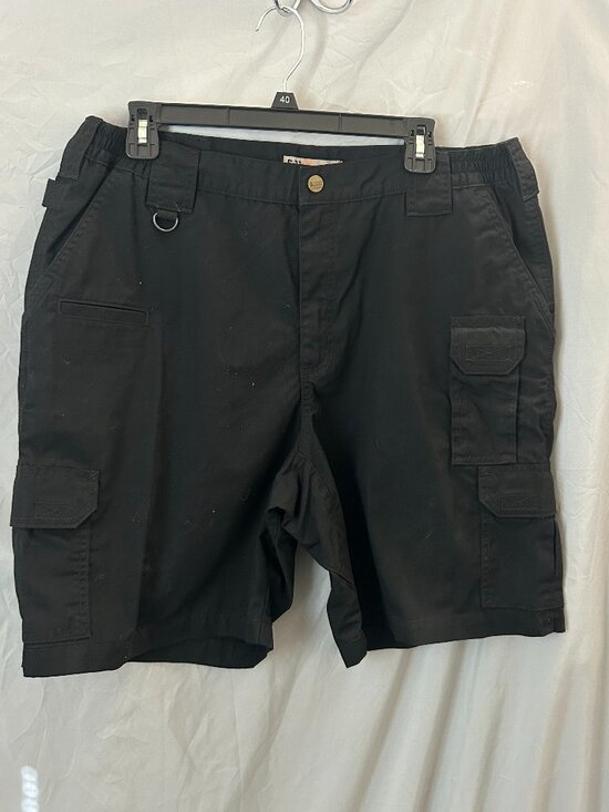 5.11 Tactical Other - 5.11 Tactical Cargo Shorts Black Men's Size 38 Ripstop Pockets